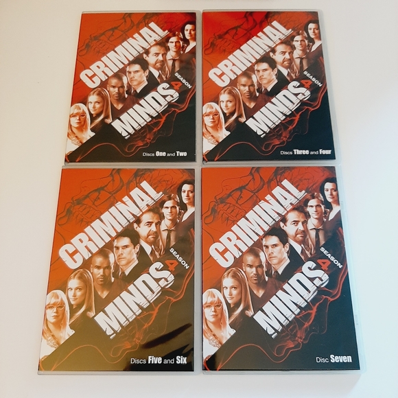 🍒4 for $20🍒 Criminal Minds - Complete Season Four DVD TV Series - Picture 4 of 11